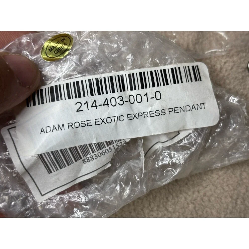 Brand New WWE Authentic Pendant Necklace Chain Adam Rose Exotic Express 2014 Tur